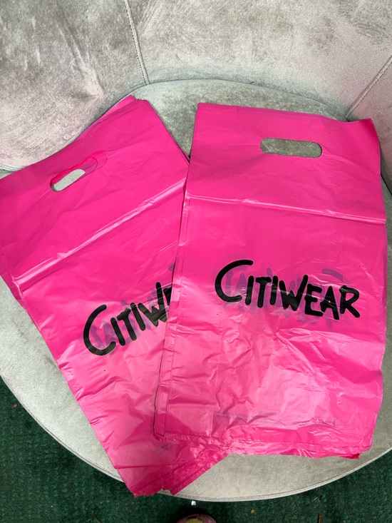 Other - CITIWEAR Hot Pink Branded Shopping Bags